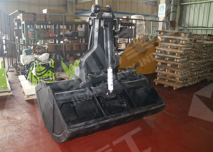 CAT312 Excavator Hydraulic Rotating Grab Clamshell Bucket Double Cylinder