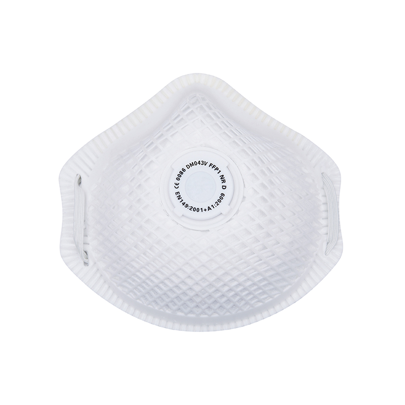 DM043V -2 Valved Respirator Anti Dust Face Mask for Construction and Cleaning