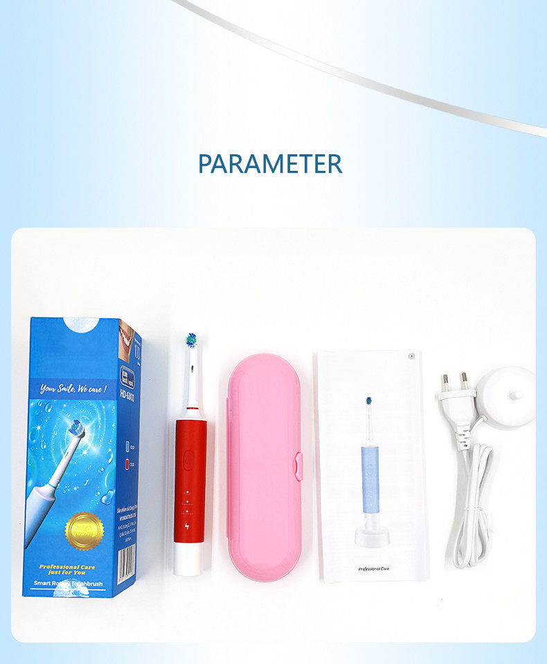 OEM 360 Rotating Electric Toothbrush 1200mAh Battery