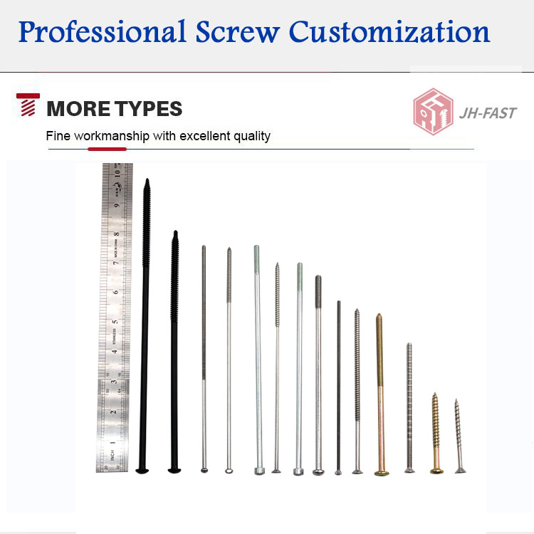 Extra Long Sizes M4 M5 M6 M8 M3.5 Stainless Steel 304 Self Tapping Screw for Control