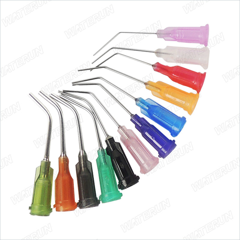 Multicolor Flexible Syringe Tips 14G-34G , Practical Blunt Dispensing Needle