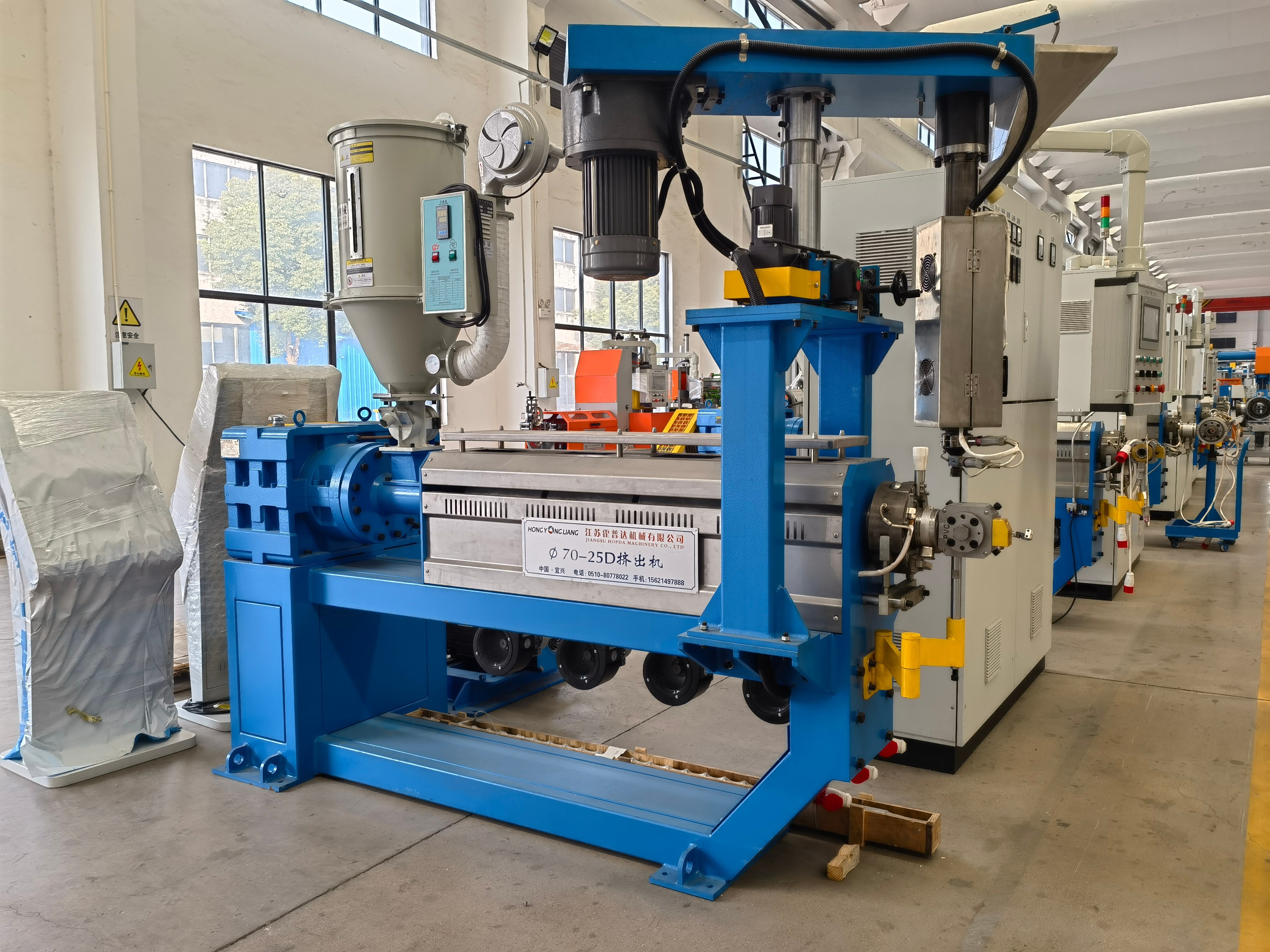 70mm PVC High Speed Extrusion Line For Adding Insulation Or Sheathing On Cables And Wires