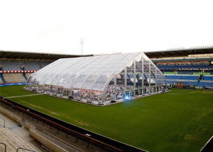 850g/sqm 10m Aluminum PVC Curved Outdoor Event Tent