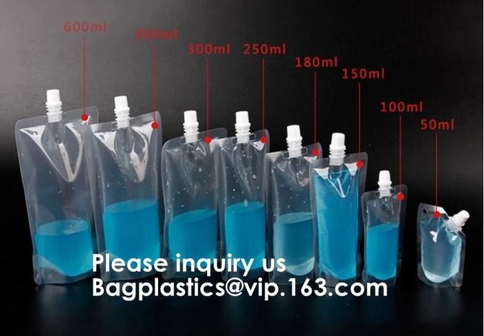 Semi-Clear Window Hang-Hole Stand-Up k Pouch,Aluminum Packaging Bags Laser k Stand up Resealable Pouches wit