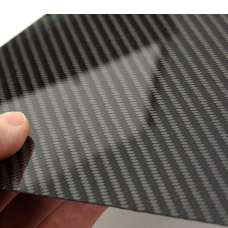 100% Glossy Surface Laminate Carbon Fiber Sheet 3K Real Carbon Fiber Board