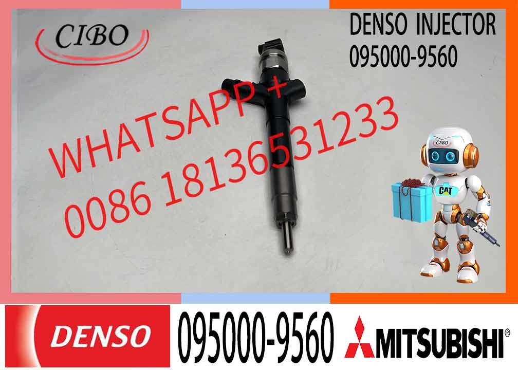 High Performance Common Rail Injector 095000-9560 Fuel Injector 1465A257 for Mitsubishi L200