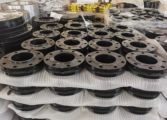 PN6 EN1092-1 Flange PN16 Forged Casting Hair Line Coating NPT Threaded