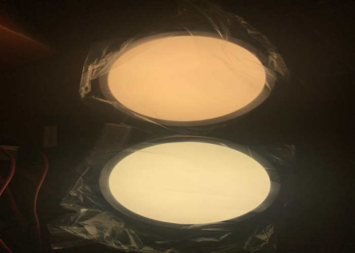 18W LED Slim Panel Light 1600LM Aluminum White Recessed Round 6000K Flat TUV