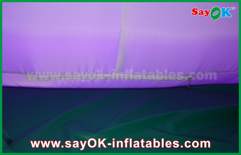 Inflatable Lawn Tent 210D Oxford Cloth Inflatable Igloo Air Tent Round Dome Tent With LED Light