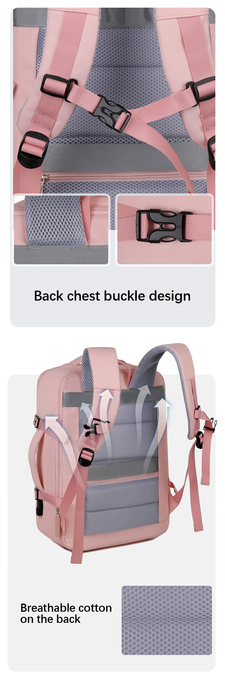 Soft Handle Multifunctional Laptop Backpacks Smart Men Waterproof Custom