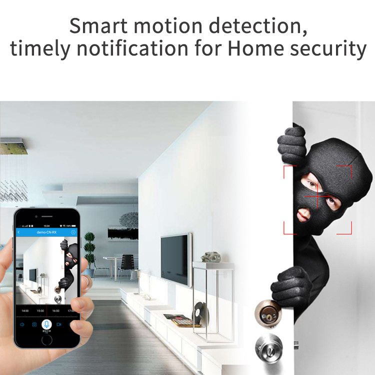 Two Way Audio Baby Monitor IP 2.4G Mini Cctv Wifi Camera H.264/MJPEG