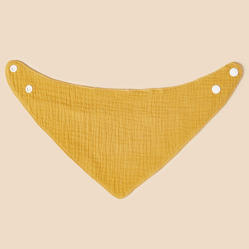 Factory Wholesale Baby Bibs For Feeding Muslin Cotton Stuff Crepe Cotton Bibs Bavoir
