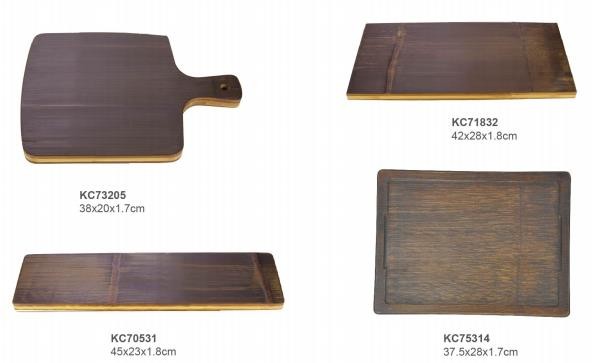 Customized Boating Gift Personalized Paddle Shaped Bamboo Cutting Board colorful