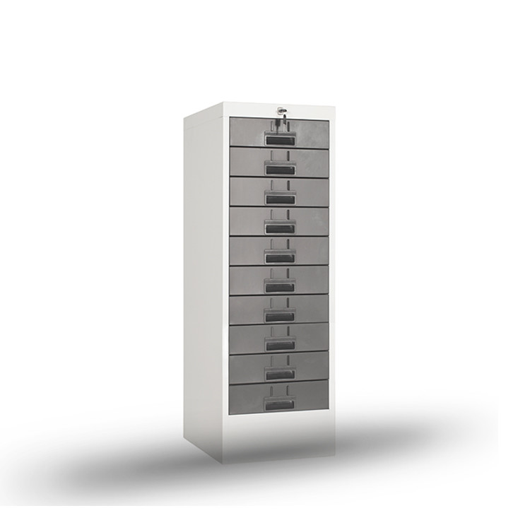 Non Knock Down H1324mm Vertical Steel Filing Cabinets Steel 15 Drawer