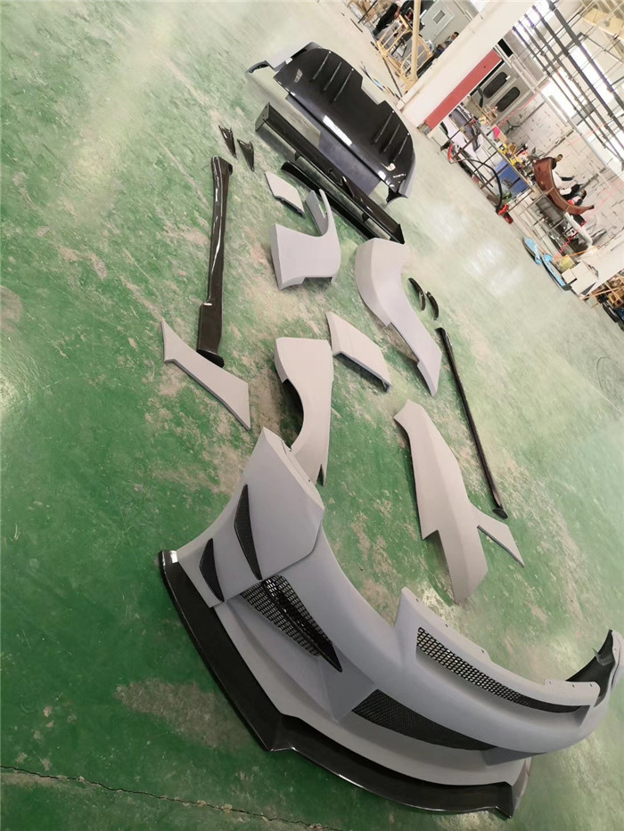Air Knife FRP Nissan 350z Wide Body Kit Side Skirts OEM Front And Rear Bumper