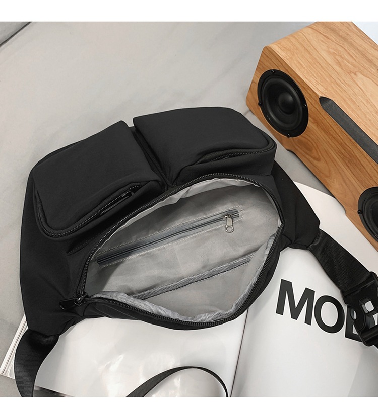 Sympathy Casual Sport Shoulder Chest Bag Waterproof Nylon Men Women Waist Bag