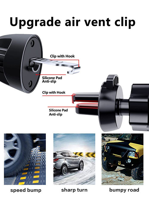 Automatic Clamping Magsafe Car Charger Mount Multifunction RoHS Approved