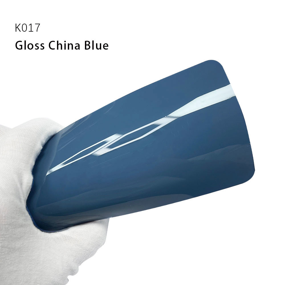 K017 Gloss China Blue TPU Color Car Paint Protection Film Vinyl Wrap Huge