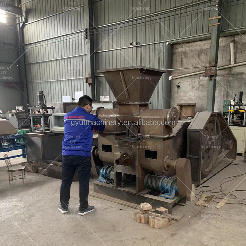 High Press Firewood Sawdust Briquette Machines Hydraulic Customized Briquetting Press