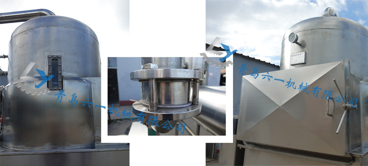 Lotus Seed Vacuum Fried Chips Machine PLC Control Continuously Oil Filtration