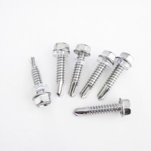 Buy cheap A2 SS 304 Stainless Steel Hex Head Self Drilling Screws DIN 7504 K BSD Thread Pvc Gasket product
