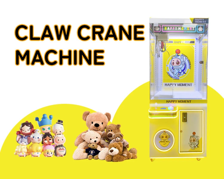 arcade toy claw vending machine With Banknote Quality Super Good Doll Machine
