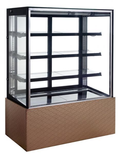 Quality Stainless Steel Base Refrigerated Cake Display Cabinets Fast Refrigeration,510L 1200mm Three-layers Cake Showcase for sale