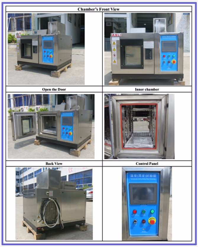 Lab Mini Temperature Humidity Testing Equipment Air Cooling System