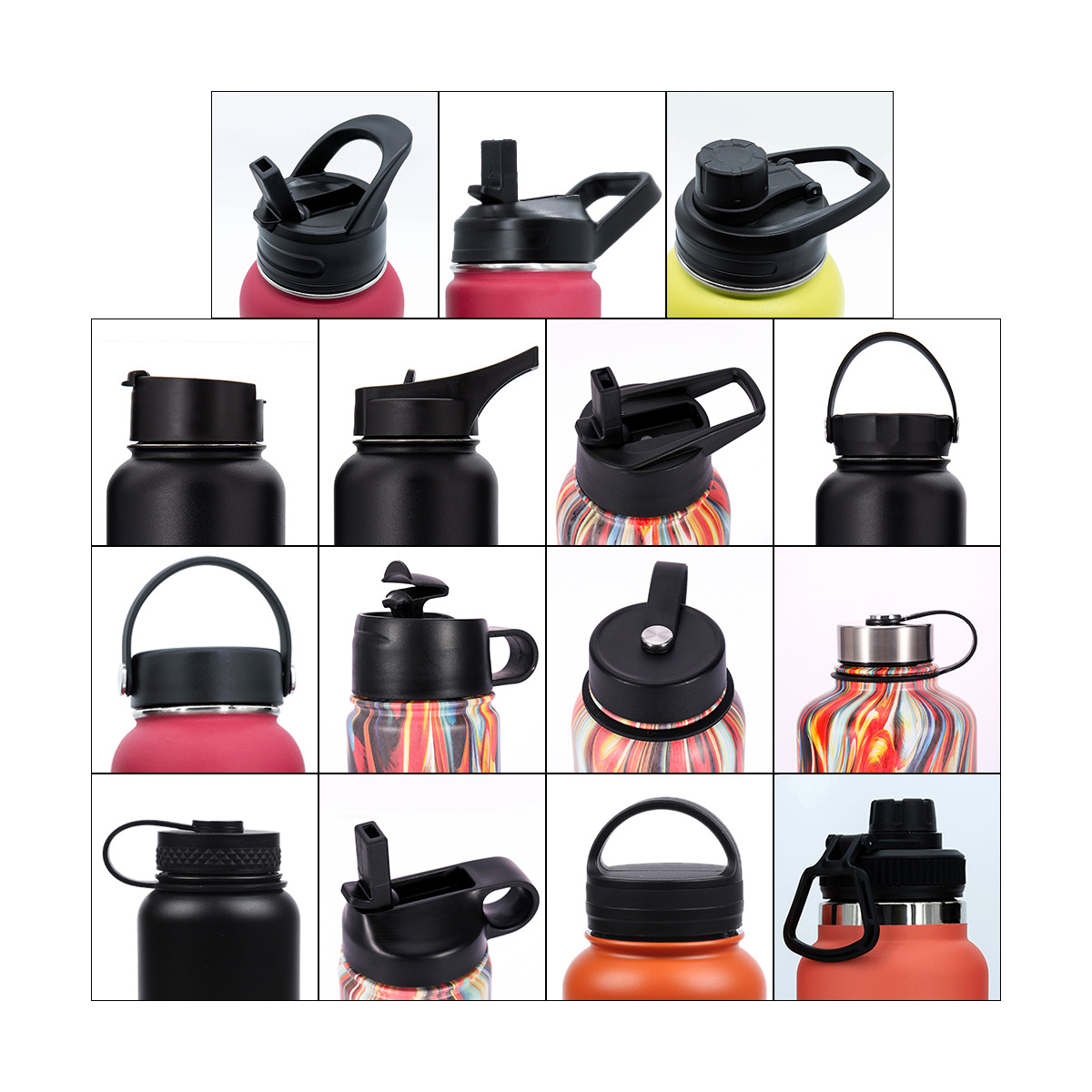 Ss304 64oz Sublimation Hydro Flask Insulated Water Bottle
