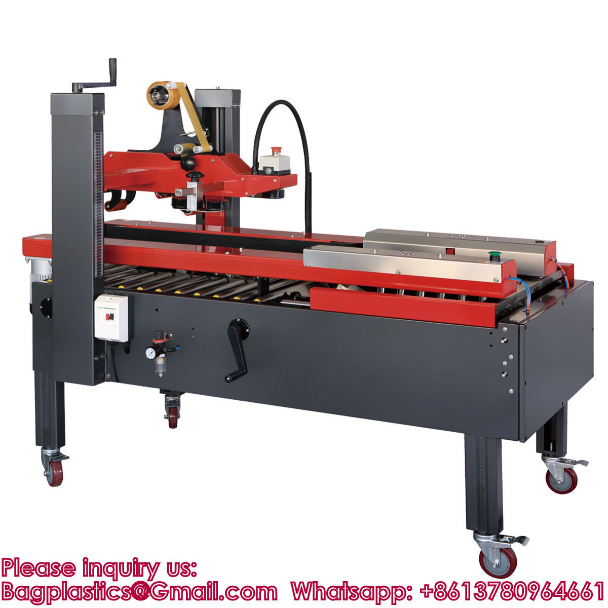 Economy Type Automatic Top & Bottom Belt Driven Carton Sealer Box Taping Machine Belts Drive Automatic Carton Sealer