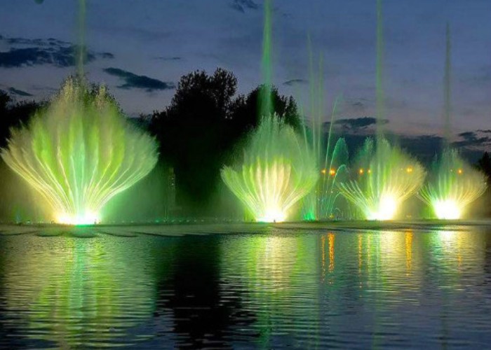 360 Degree Rotating 2D Dancing Fountain Nozzle Stepper Motor Gearbox Swing Machine