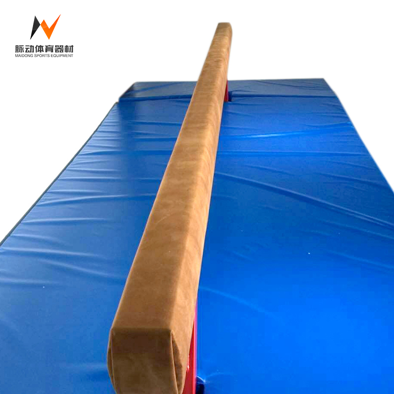 Customized Size Gymnastic Sport Equipment Balance Beam and Mat Set for Exercise Training
