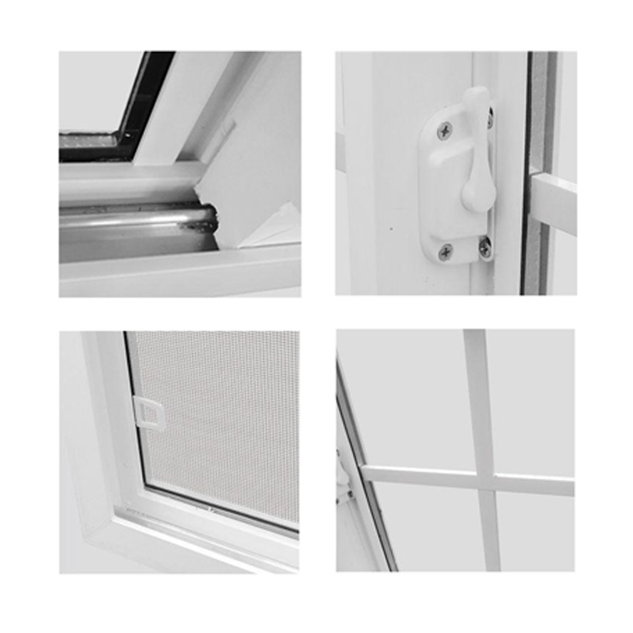 American Reflective Glass UPVC Sliding Window And Door For Enhanced Security