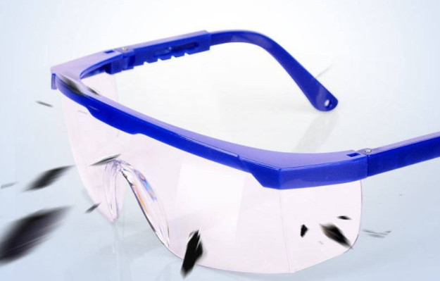 HD Blue Eyebrow Telescopic Auto Darkening PPE Safety Goggles
