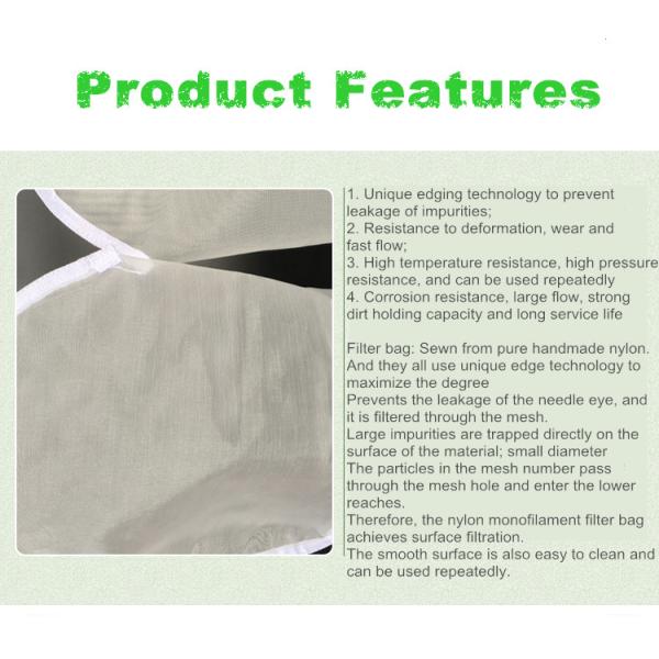 FDA approval, Silicone Oil Quantification nylon mesh filter bags material -- Factory offer