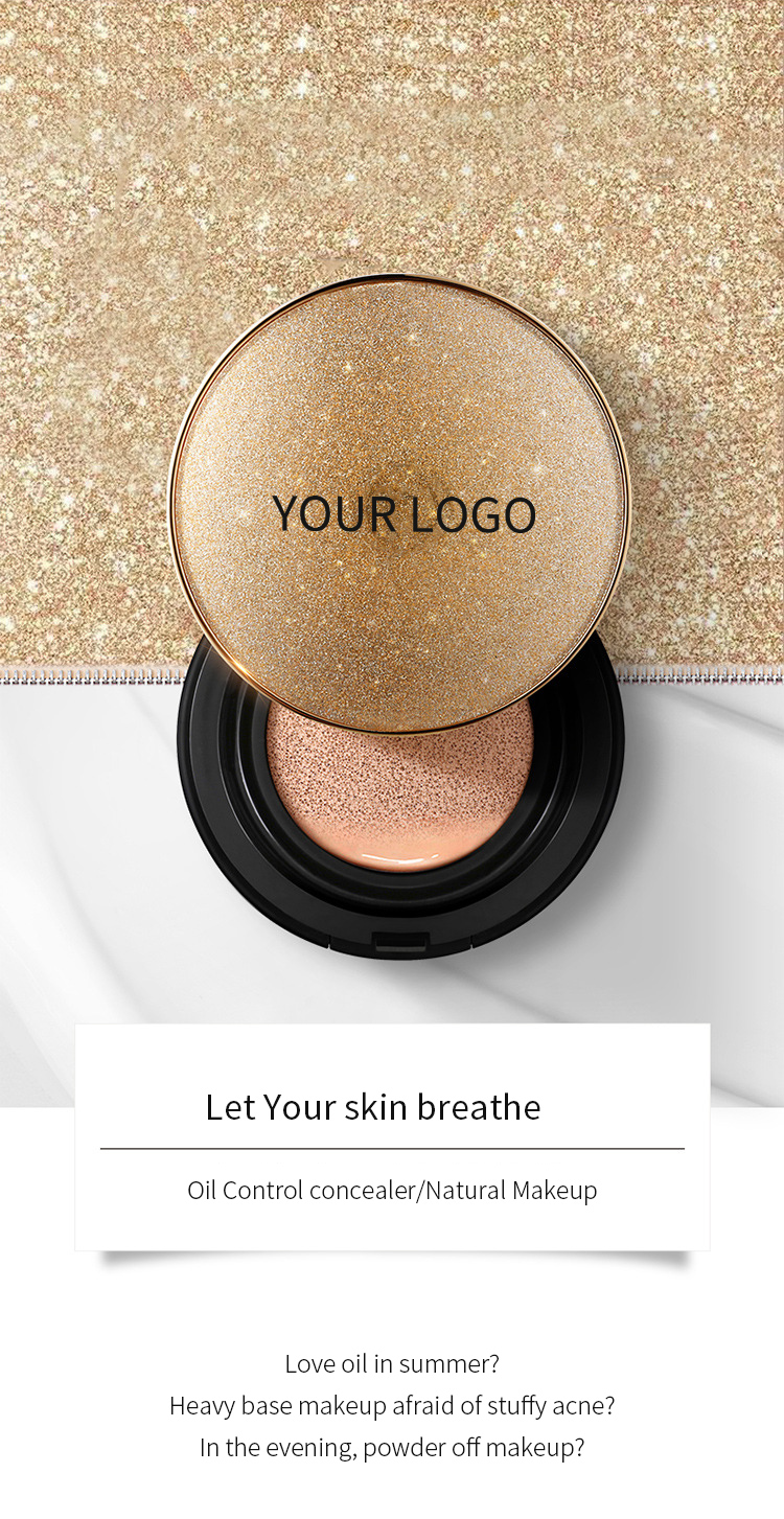 New Brand Wholesale Waterproof Whiten Air Cushion Cc Bb Cream Women Makeup Skin Foundation Custom