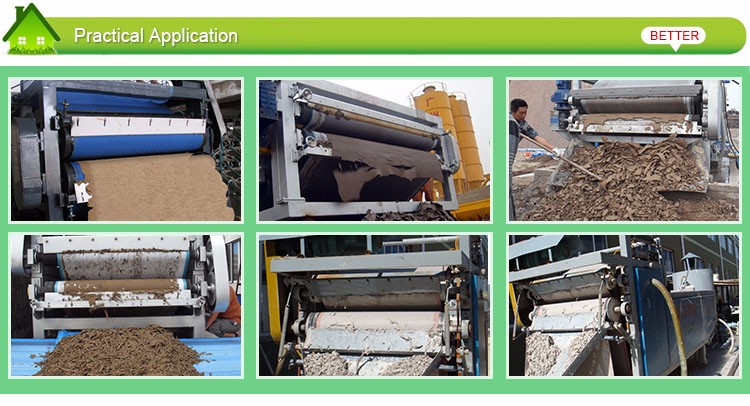 Stainless Steel Belt Filter Press For Large Scale Sludge Dewatering Capacity 3-25m3/H