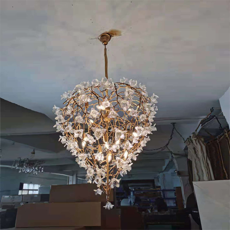 Creative Modern LED Bedroom Chandelier With Energy Saving Light Source