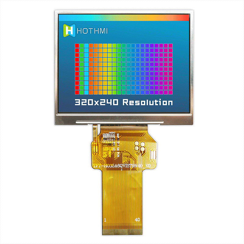 Sunlight Readable TFT LCD Display Modules 3.5 Inch RGB Interface TFT-H035A6QVIST9N40