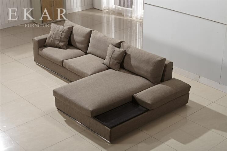 Latest Living Room Classic luxury Fabric Couch Curved Design Modern Sofa