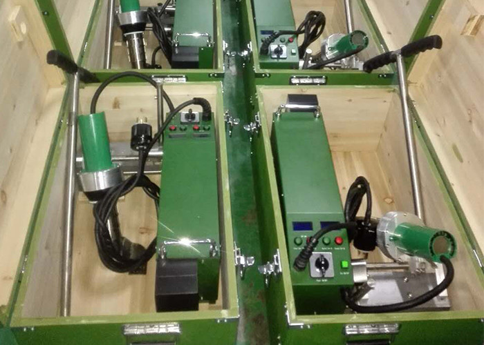 1800W Hot Air Pvc / Tpo Robot Welder Polymer Waterproofing Membrane Seam