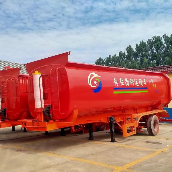 Tank Powder Transportation Dump Trailer Tipping Trailer Powder Truck Semi