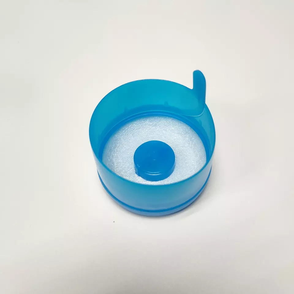 5 Gallon Water Bottle Non Spill Caps PE Peel Off Safety Seal Disposable With Foam Gasket
