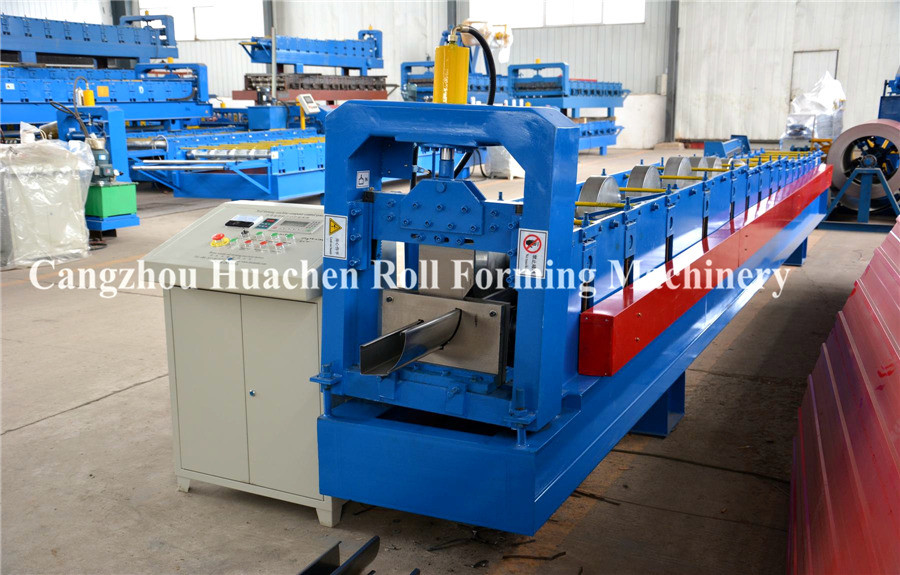 Steel Rain Gutter Cold Aluminum Metal Roofing Sheet Roll Forming Machine Iso