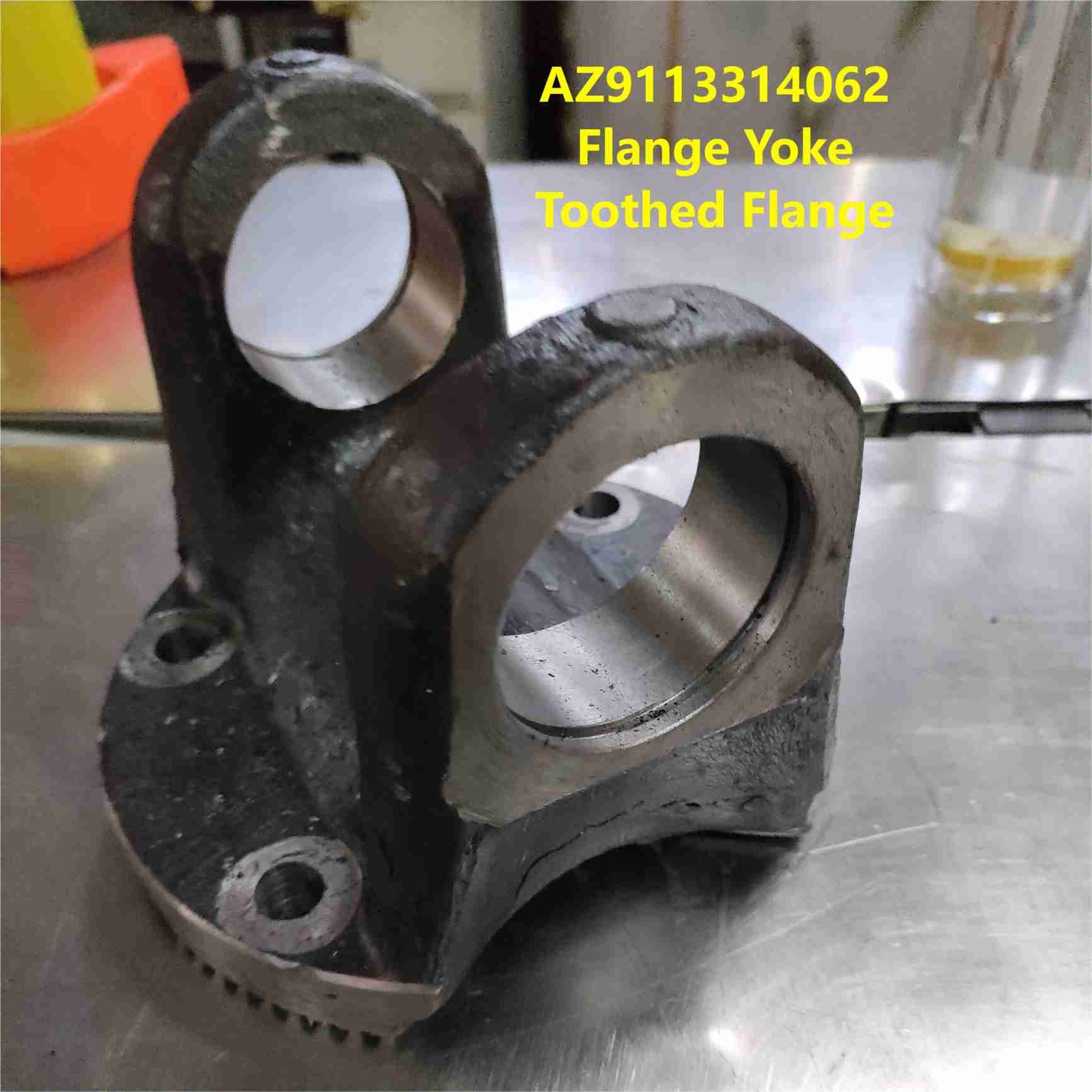 AZ9113314062 Shacman Truck Spare Parts Toothed Flange Yoke 57X152