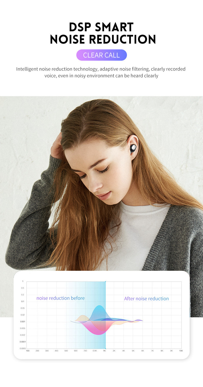 Factory OEM Q2 Q1 sports bass BT earphone True Earbuds tws earphones