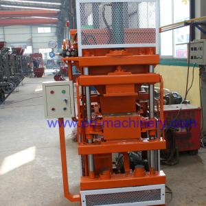 China Manual Interlocking Brick Making Machine 1-10 Mortarless Block Machines with Mixer on sale
