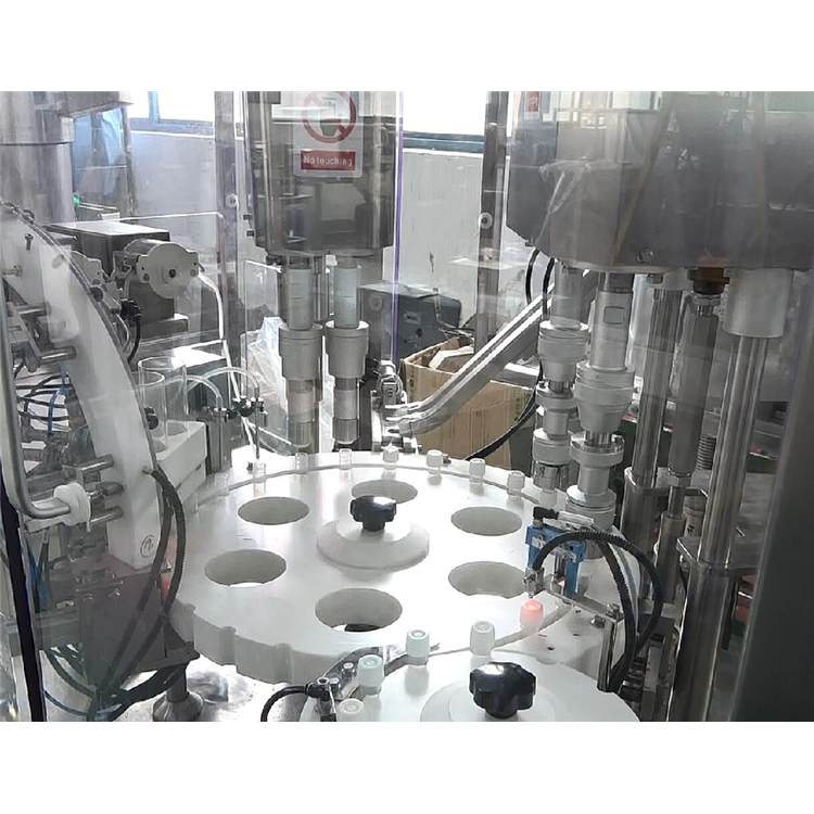4000BPH Rotary Diagnostic Reagent Filling Line with Peristaltic pump