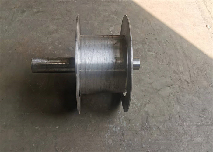 CNC Machining Wire Rope/Cable Winding Winch Drum With Shaft For Hoist