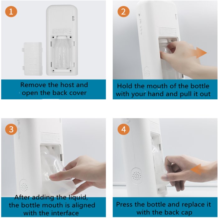 Non Contact Infrared Thermometer Automatic Touchless Soap Dispenser